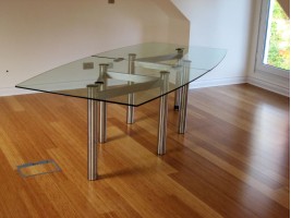 Connect Multi-Piece Glass Dining Table