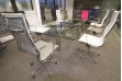 Construct Multi-piece Chrome Glass Boardroom Table