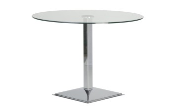 Gs4 Dual Knee Rectangle Glass Home Table