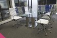 Custom Mirror Based Glass Boardroom table