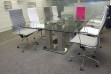 Custom Mirror Based Glass Boardroom table