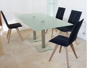 Dual Glass Dining Table