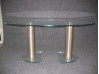 Dual Glass Meeting Table