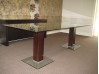 Dual Glass Meeting Table