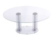 Dual Entertainer Glass Table