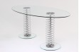 Dual Entertainer Glass Table