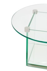 Cube Home Glass Coffee Table 