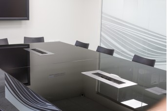 Cube Glass Meeting Table