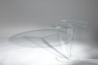 Low Iron 120 Degrees Glass Side Table 