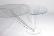 Low Iron 120 Degrees Glass Side Table 