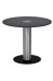 Platform Round Glass Dining Table