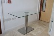 Radius Entertainer Glass Dining Table