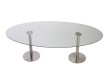 Radius Entertainer Glass Dining Table