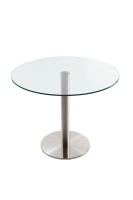 Radius Entertainer Glass Dining Table