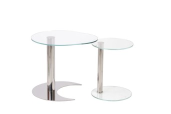 Saint Duo Glass Table Nest