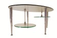 Slender Pin Glass Coffee Table