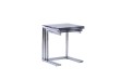 Stamp Chrome Glass Table Nest