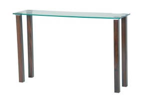 State Glass Console Desk