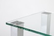 State Glass Console Desk