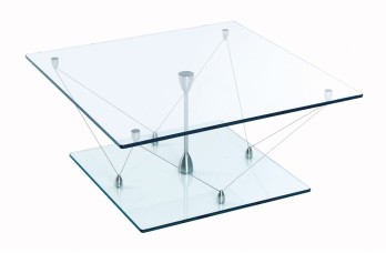 Tensegrity Glass Coffee Table