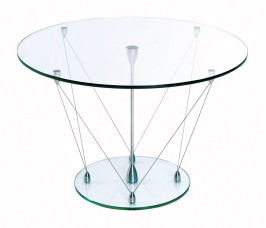 Tensegrity Glass Side Table