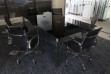 Union Chrome Glass Meeting Table