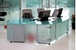 Welcome Glass Reception Desk