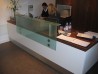 Welcome Glass Reception Desk