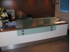 Welcome Glass Reception Desk