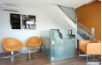 Welcome Glass Reception Desk