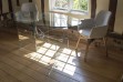 Wire Glass Dining Table