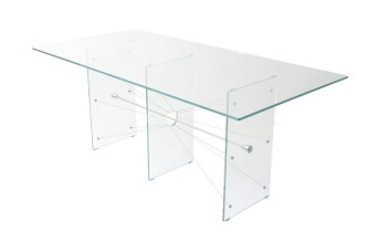 Wire Glass Dining Table