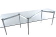 Zig Zag Glass Meeting Table